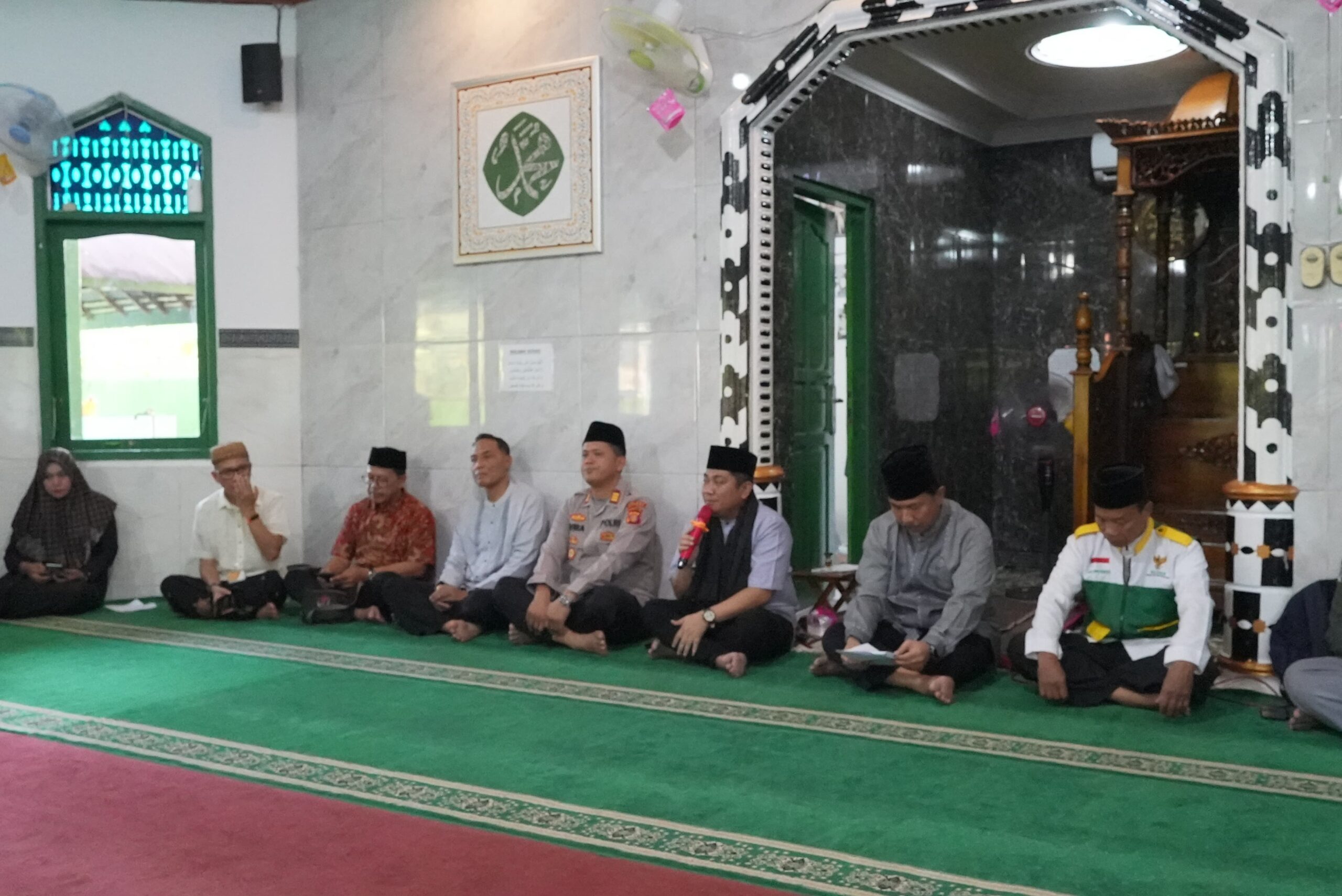 Kapolsek Anggana Ikuti Safari Ramadhan 1445 H Bupati Bersama Dengan Muspika