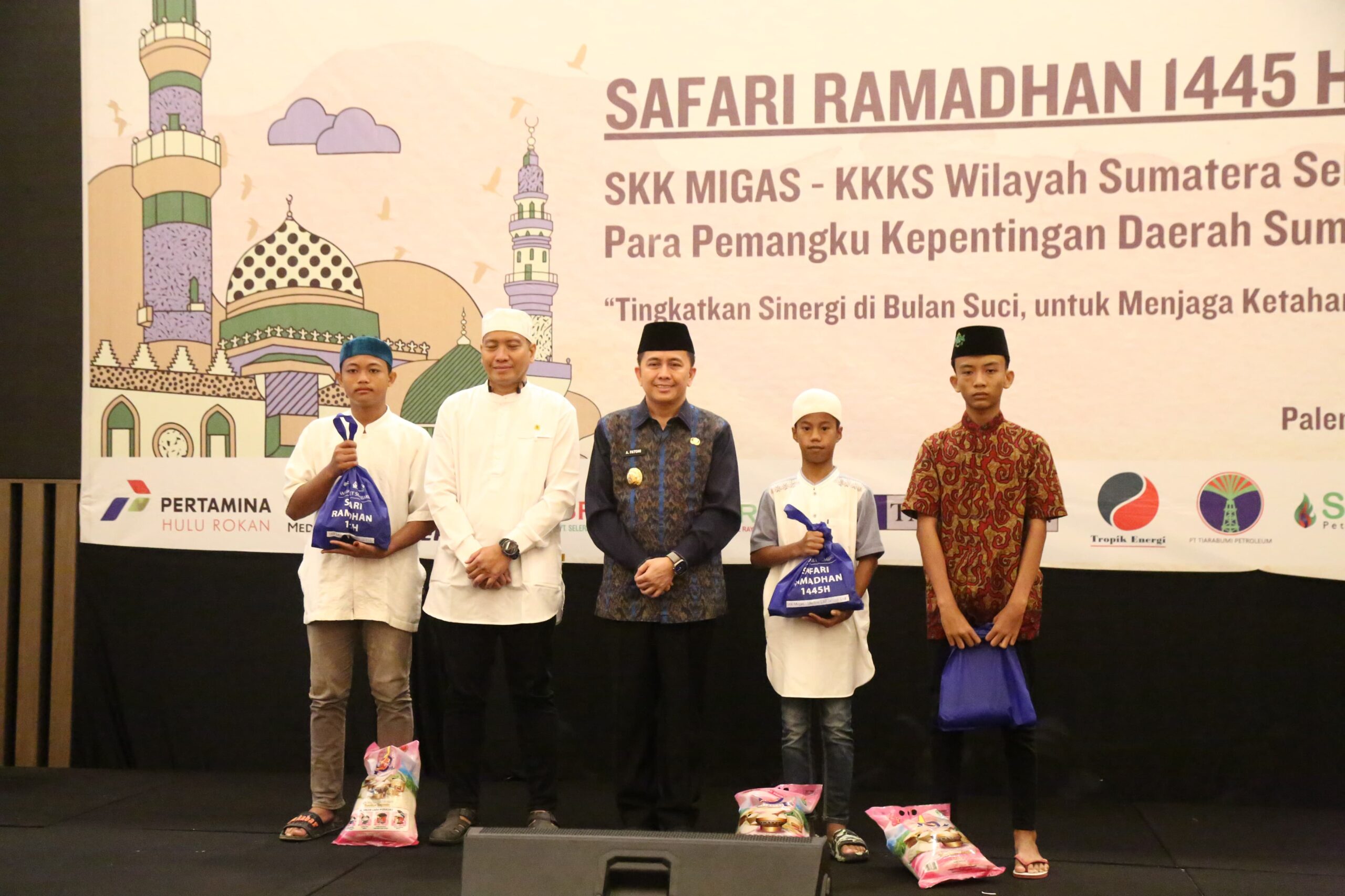 Pj. Gubernur Sumsel Hadiri Safari Ramadhan SKK Migas – KKKS Wilayah Sumsel Bersama Pemangku Kepentingan Daerah