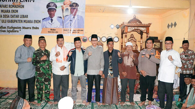 Plt. Asisten III Awali Safari Ramadan 1445 H di Desa Datar Lebar, Semende Darat Ulu