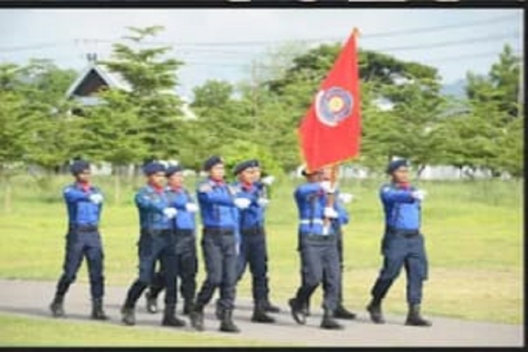 Hj. Indah Damayanti Putri, SE. M.IP., Jadi Inspektur Upacara HUT Ke- 105 KORPS DAMKARMAT Tingkat Provinsi NTB