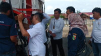 Polres Tanggamus Bersama Bidang Meteorologi Koperindag Cek Tertib Ukur SPBU