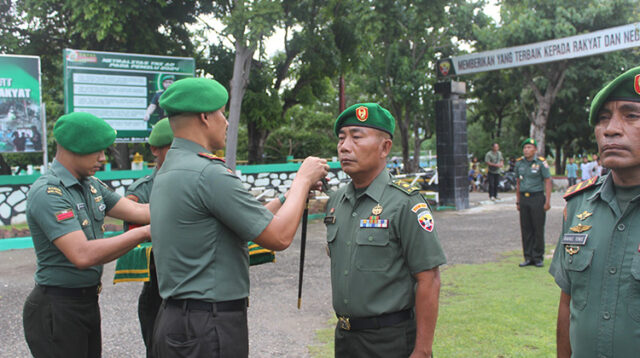 Dandim 1601/Sumba Timur Pimpin Korp Raport Kenaikan Pangkat Bagi Personel Kodim 1601/Sumba Timur