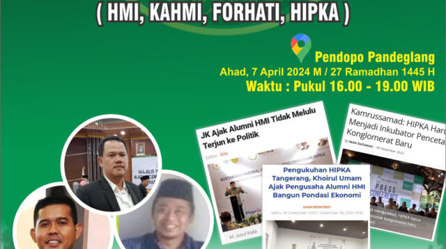 HIPKA Banten Akan Gelar Silaturahmi Ramadhan, Begini Tanggapan Alumni HMI!!!