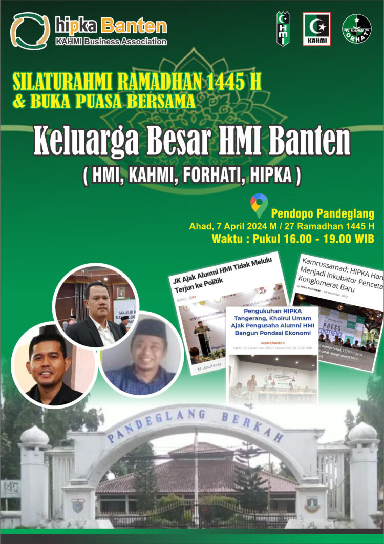 HIPKA Banten Akan Gelar Silaturahmi Ramadhan, Begini Tanggapan Alumni HMI!!!