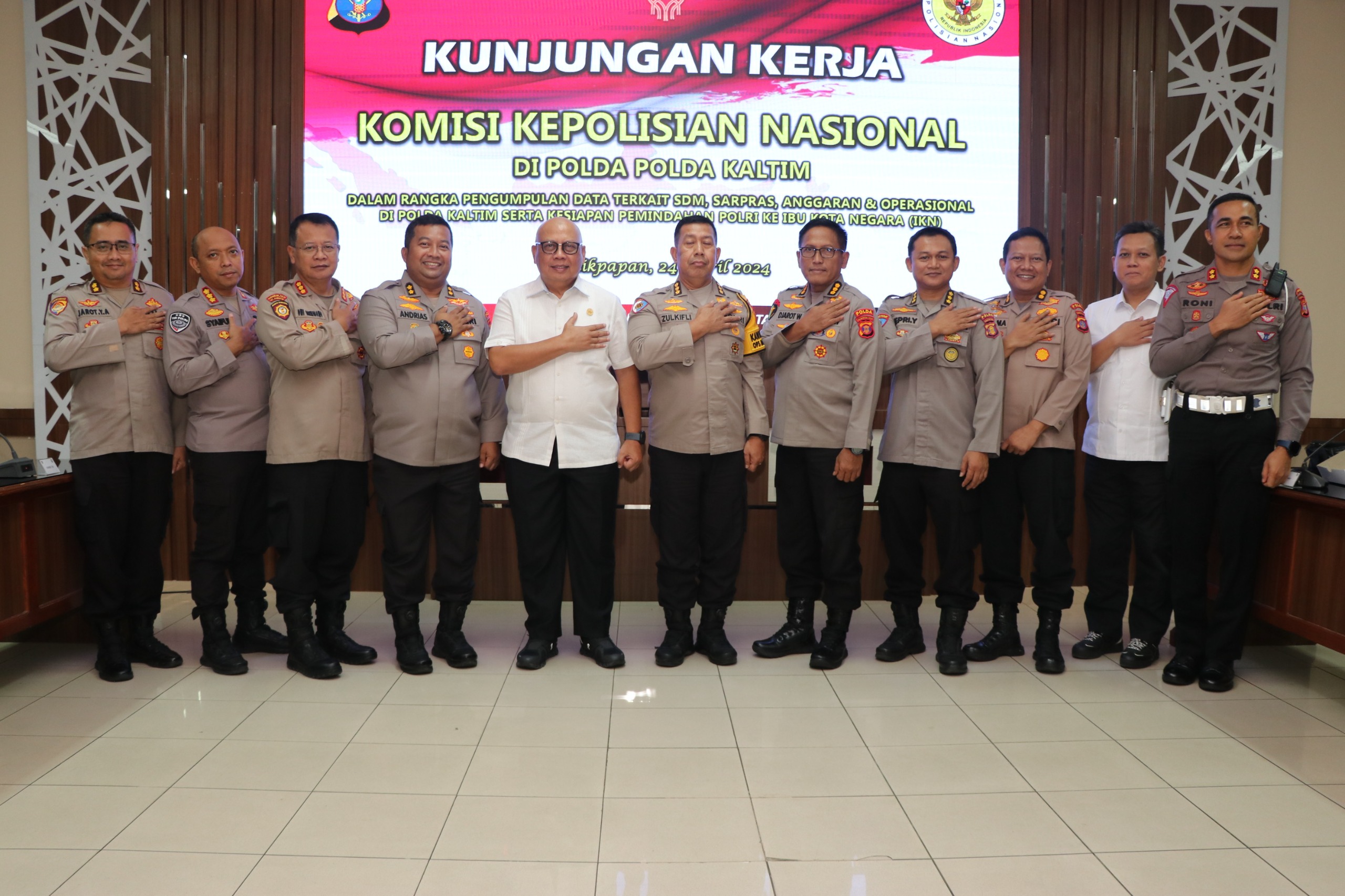 Kunker Kompolnas RI Ke Polda Kaltim, Bahas Pemindahan Polri Ke Ibu Kota Nusantara