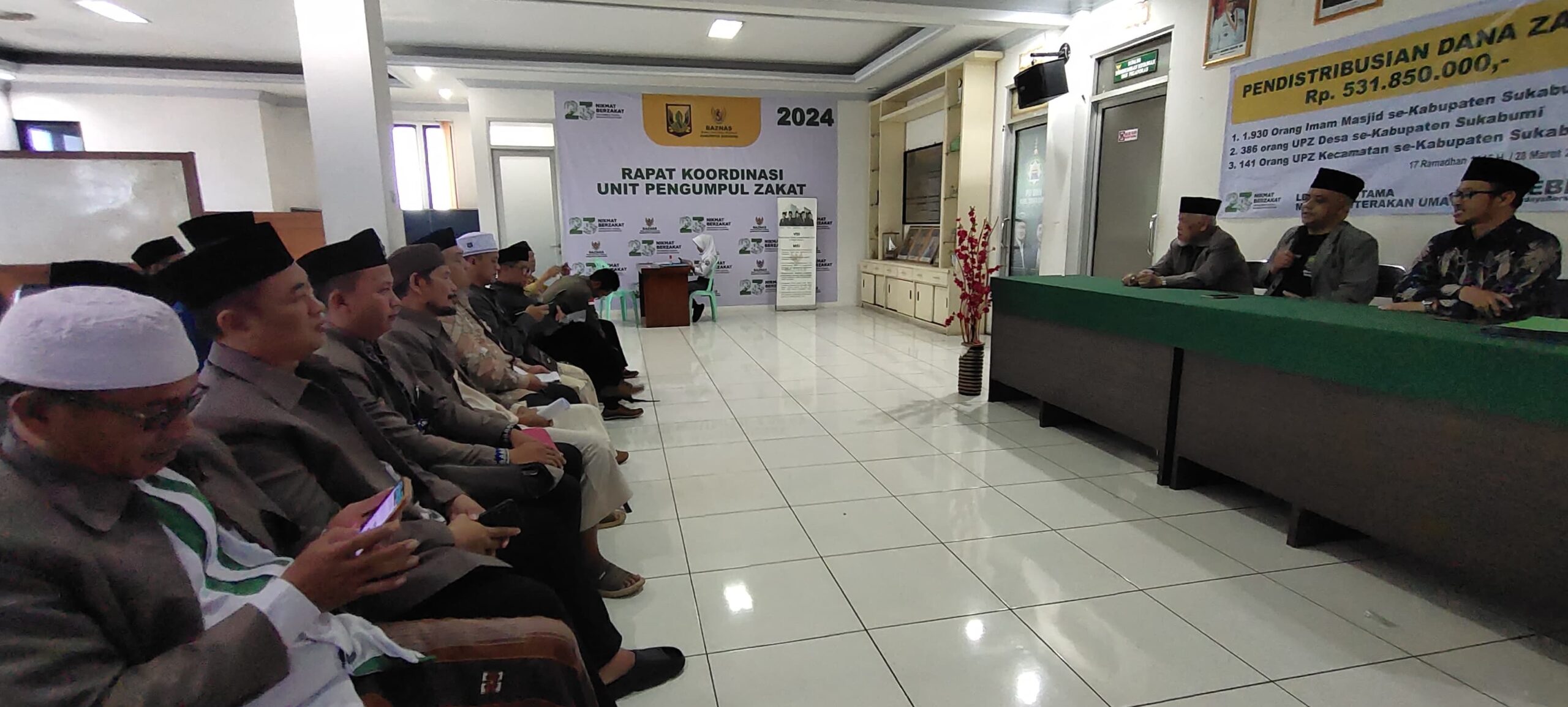 Pendistribusian Dana Zakat Baznas Kabupaten Sukabumi Jawa Barat Tahun 2024