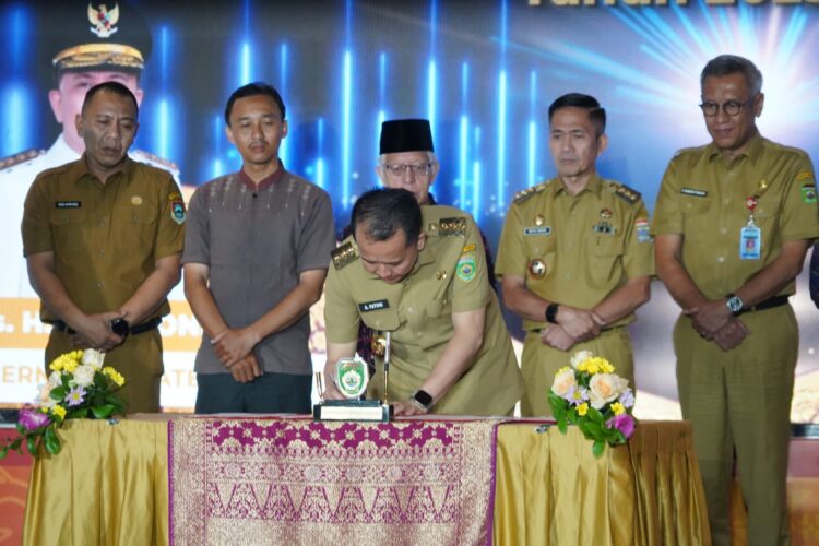 Bersama Wujudkan Sumsel Mapan 2045, Pj. Bupati Ikuti Musrenbang RPJPD Provinsi 2025-2045