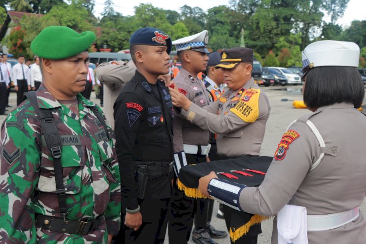 Polres Sumba Barat, Laksanakan Apel Gelar Pasukan Operasi Ketupat Turangga 2024