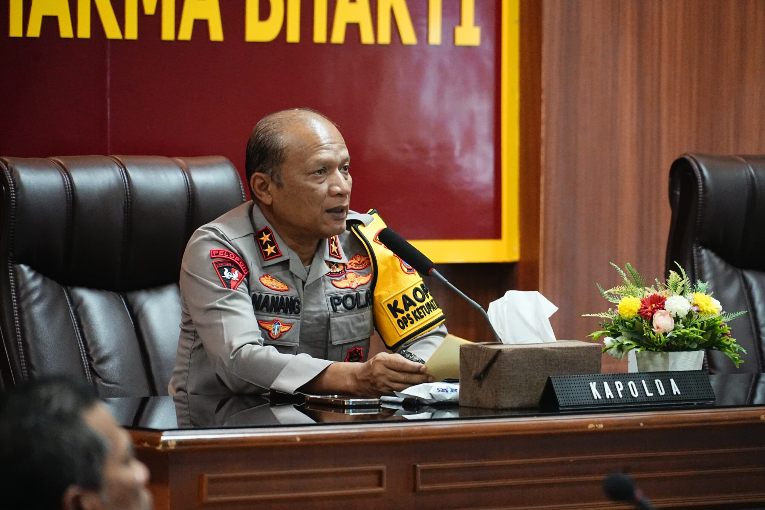 Kapolda Kaltim Pimpin Taklimat Akhir Audit Kinerja Itwasda Polda Kaltim Tahap I TA.2024