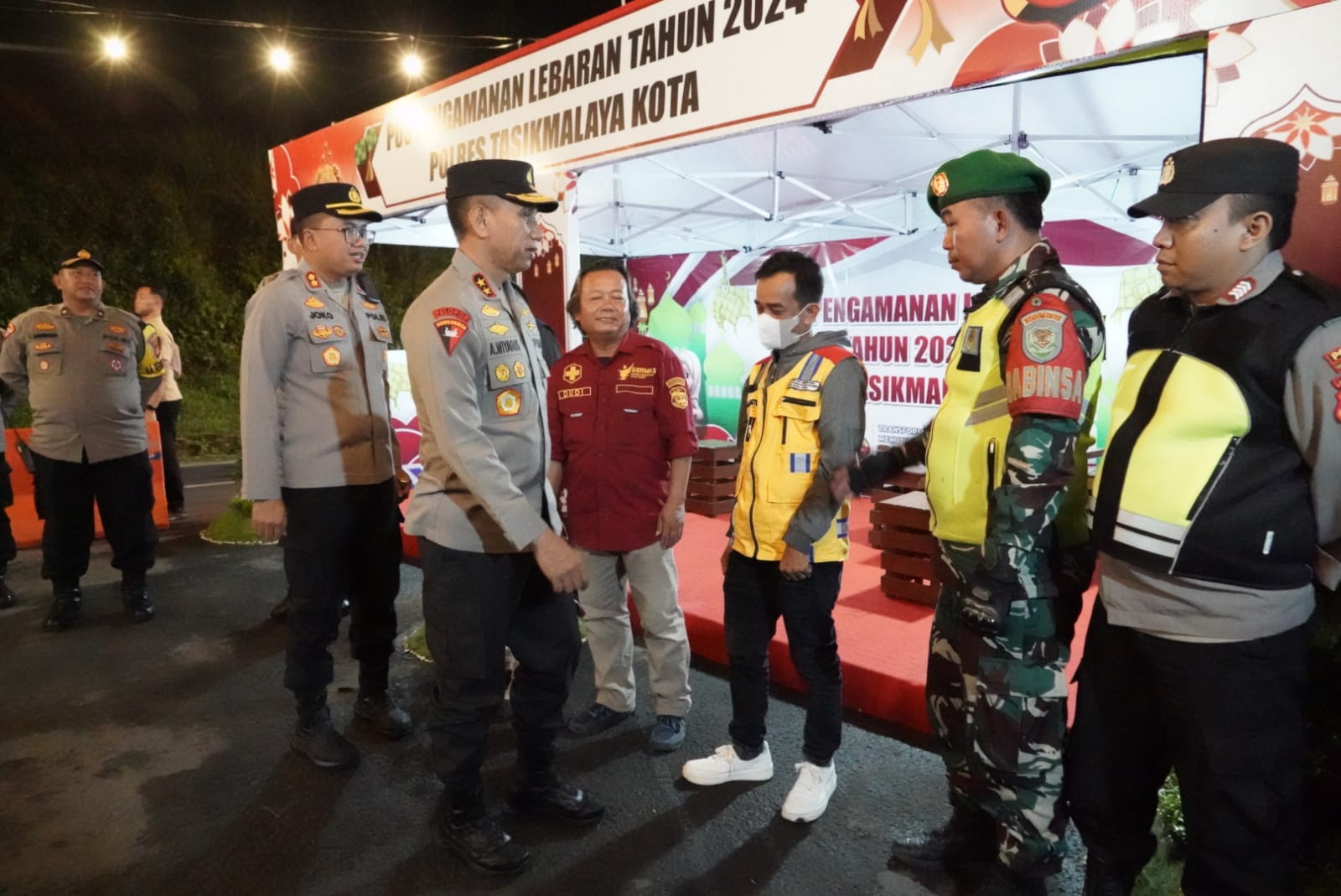 Pastikan Kesiapan Jalur Mudik, Kapolda Jawa Barat Cek Pos Terpadu Letter U Gentong