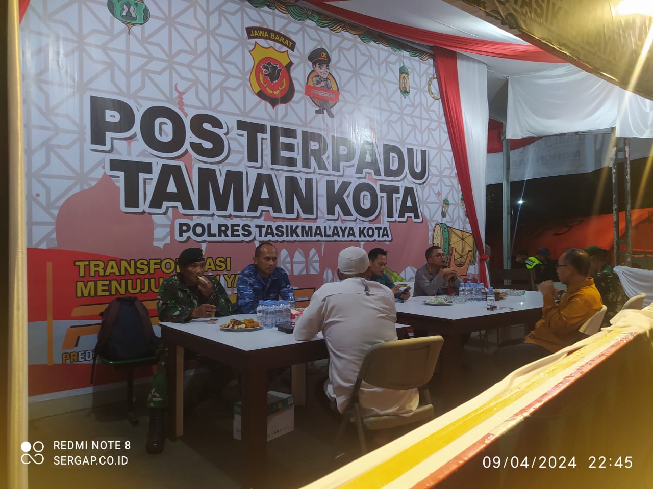 Pastikan Kondusifitas Malam Lebaran PJ Wali Kota dan Forkopimda Monitoring Sejumlah Titik Di Kota Tasikmlaaya