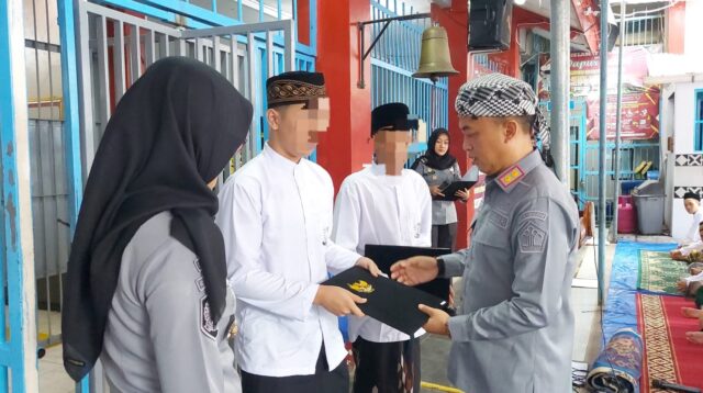 140 orang WBP Terima Remisi, Rutan Kota Agung Diserbu Pengunjung Pada Lebaran Hari Pertama