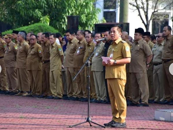 Hari Pertama Masuk Kerja, Bupati Karawang Gelar Halalbihalal Idul Fitri 1445 H