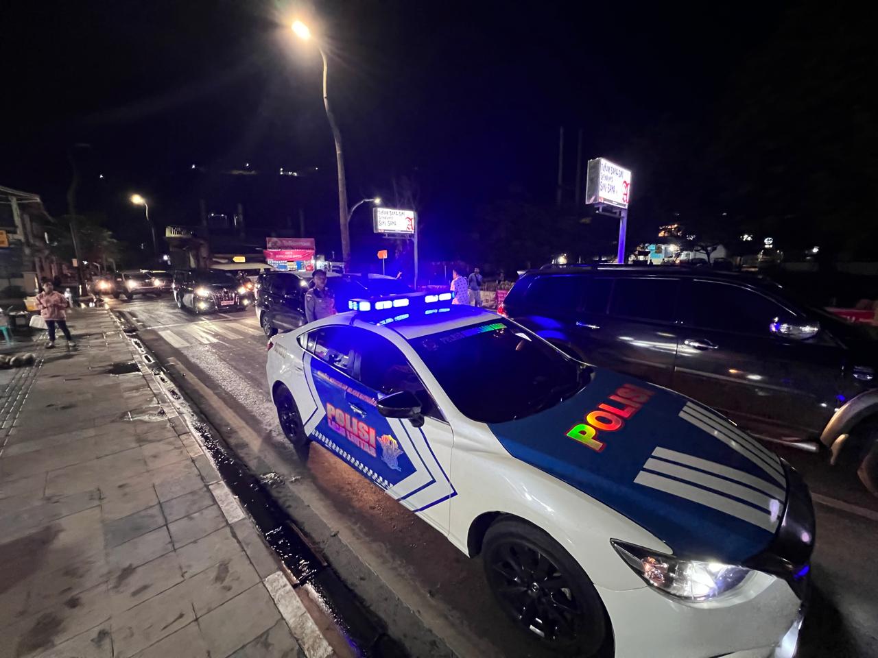 Cegah Gangguan Kamtibmas Saat HDCM RI-RRT, Polisi Laksanakan Patroli Malam