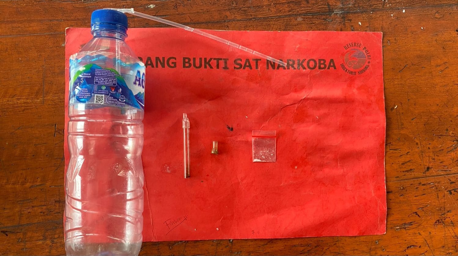 Satresnarkoba Polres Polres Tanggamus Tangkap Dua Pria di Baros Kota Agung