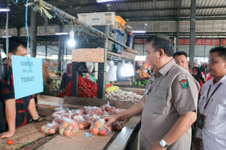 Cegah Inflasi Pasca Lebaran, Pj. Bupati Subsidi Harga Bawang Merah dan Ikan