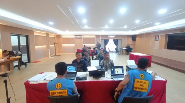 Animo Pendaftaran Online dan Verifikasi Penerimaan Anggota Polri Tahun 2024 Polres Paser Menunjukan Peningkatan Yang Signifikan