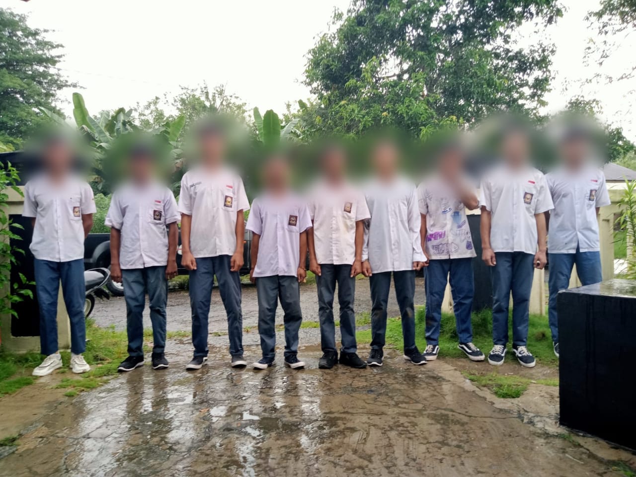 Nekat Konvoi Pasca Ujian Akhir Sekolah, Polisi Amankan Sembilan Orang Pelajar SMK