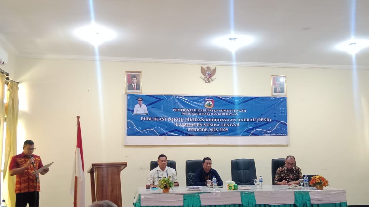 Publikasi Dokumen Pokok Pikiran Kebudayaan Daerah (PPKD) Kabupaten Sumba Tengah Periode 2024 - 2029
