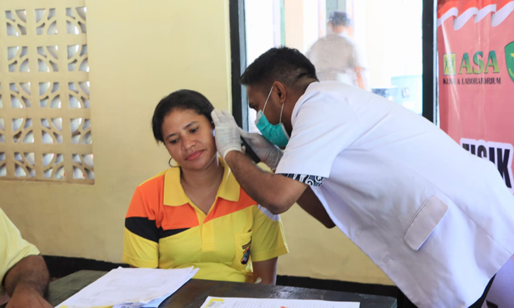Deteksi Dini, Personil Polri di Labuan Bajo Ikuti Pemeriksaan Kesehatan Berkala