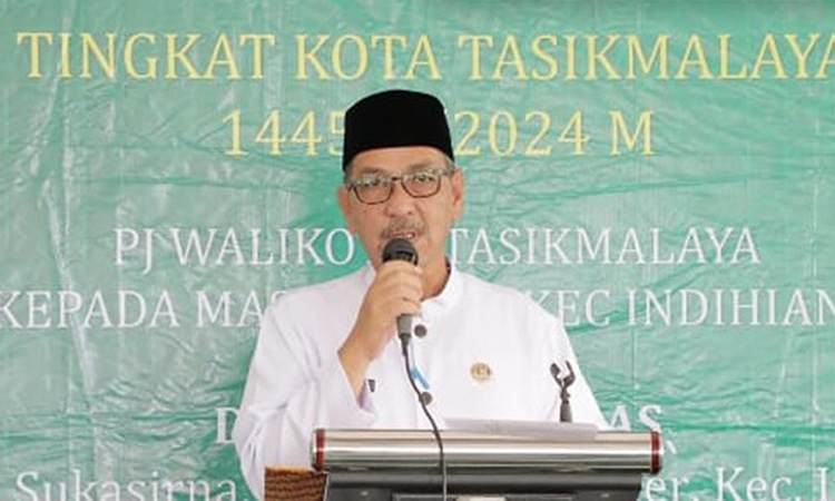 Sekda Kota Tasikmalaya Hadiri Safari Ramadhan di Masjid Al-Ikhlas Kp Sukasirna