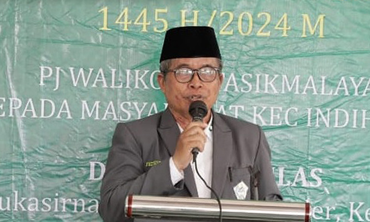 Sekda Kota Tasikmalaya Hadiri Safari Ramadhan di Masjid Al-Ikhlas Kp Sukasirna