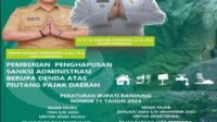 Pemkab Bandung Beri Penghapusan Sanksi Administratif Denda Atas Piutang Pajak Daerah