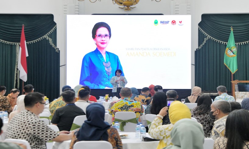 Amanda Soemedi Buka Ngopi Cantik Bersama Mitra Dekranasda Jabar