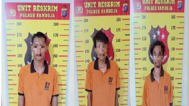 Polsek Samboja Amankan 3 Pelaku Pembobolan Rumah, Sikat Uang Korban Senilai Rp 120 Juta