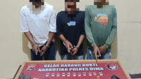 Tiga Pemuda Parado Kanca Diringkus Buser Narkoba Polres Bima, 10,10 Gram Shabu Disita