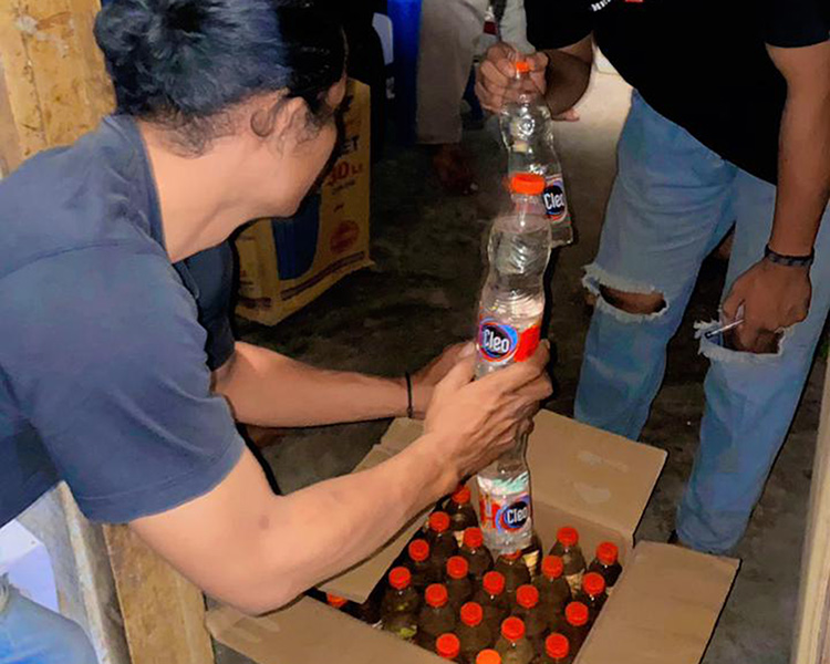 Patroli KRYD, Polsek Rasanae Barat Berhasil Menyita Ratusan Botol Miras Berbagai Jenis