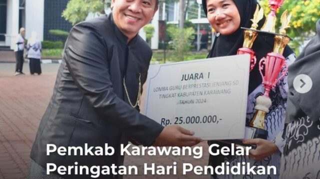Pemkab Karawang Gelar Peringatan Hari Pendidikan Nasional 2024