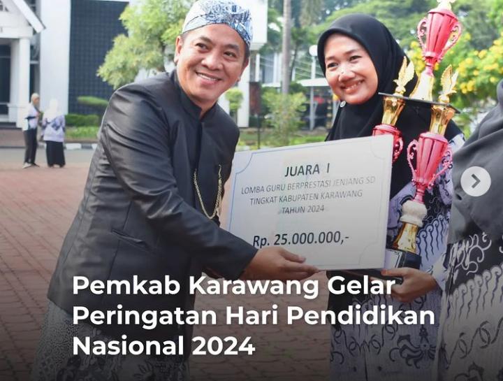 Pemkab Karawang Gelar Peringatan Hari Pendidikan Nasional 2024