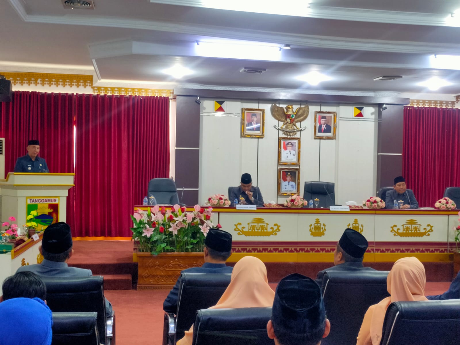 Pj Bupati Lantik Sejumlah Pejabat Kabupaten Tanggamus