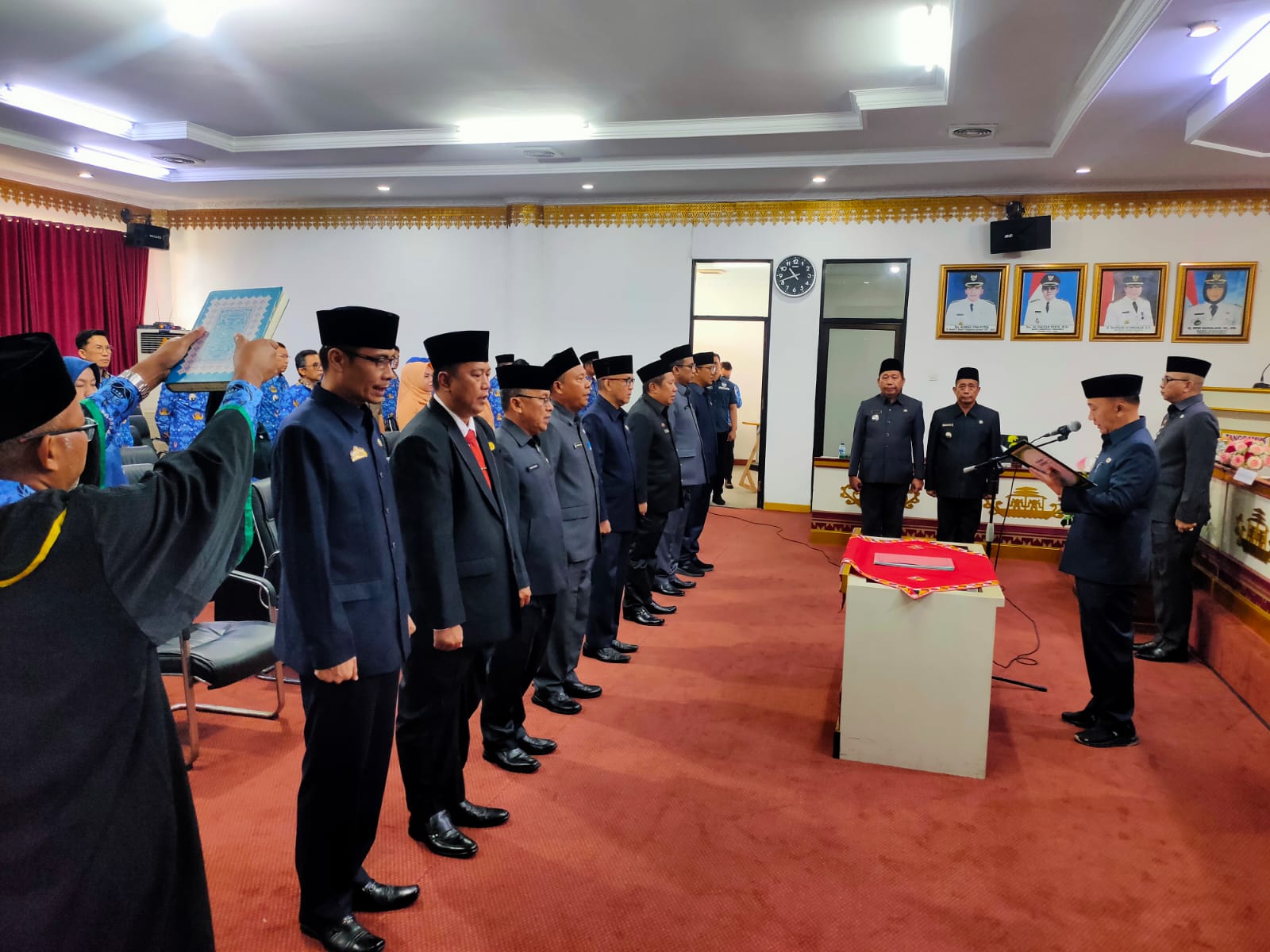 Pj Bupati Lantik Sejumlah Pejabat Kabupaten Tanggamus