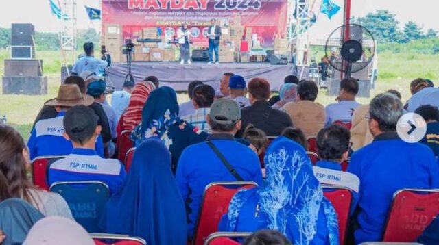 Ikut Meriahkan Mayday 2024, Bupati Karawang: Tetap Solid untuk Kesejahteraan Buruh