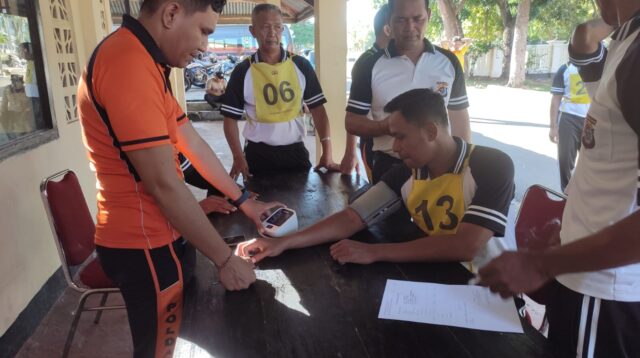 Dua Kali Setahun, Polres Mabar Laksanakan Tes Kesamaptaan Jasmani
