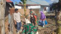 Lomba Desa Tingkat Kabupaten, Polsek Bolo dan Koramil Gotong Royong Bersama Masyarakat