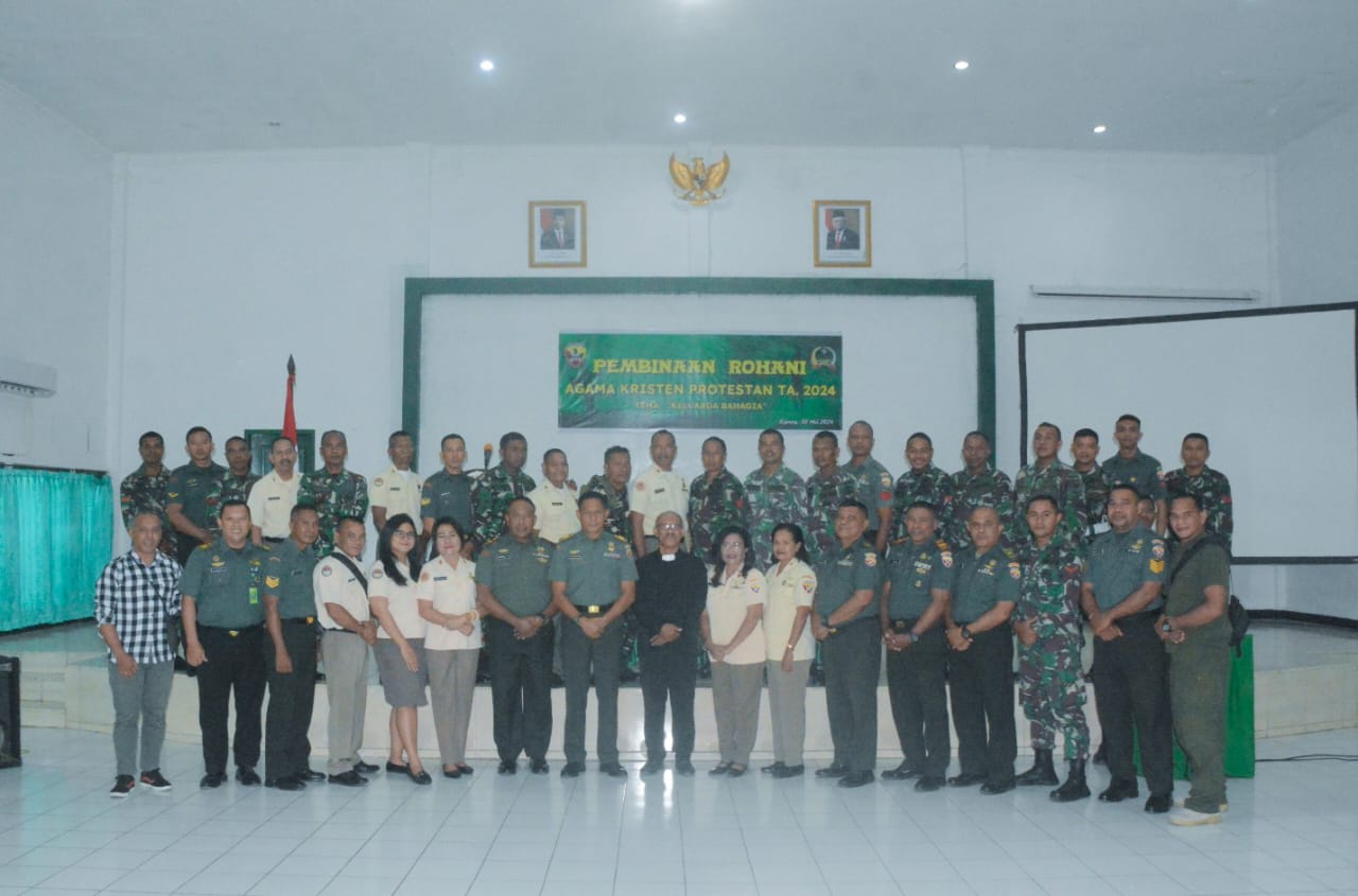Pembinaan Mental Rohani Kristen Protestan Bagi Anggota di Korem 161/WS