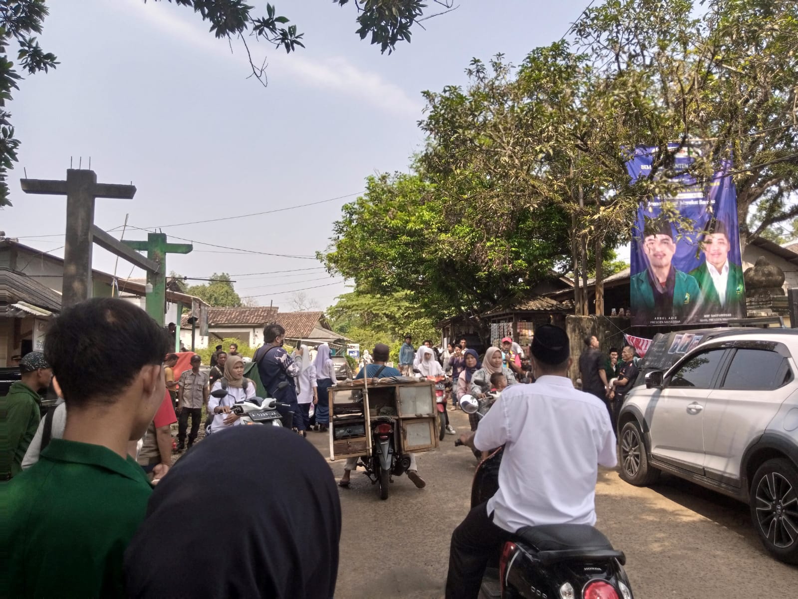 Puluhan Mahasiswa yang Tergabung Dalam "GAMA" Gelar Aksi Lawan Penindasan di Lingkungan UNMA Banten