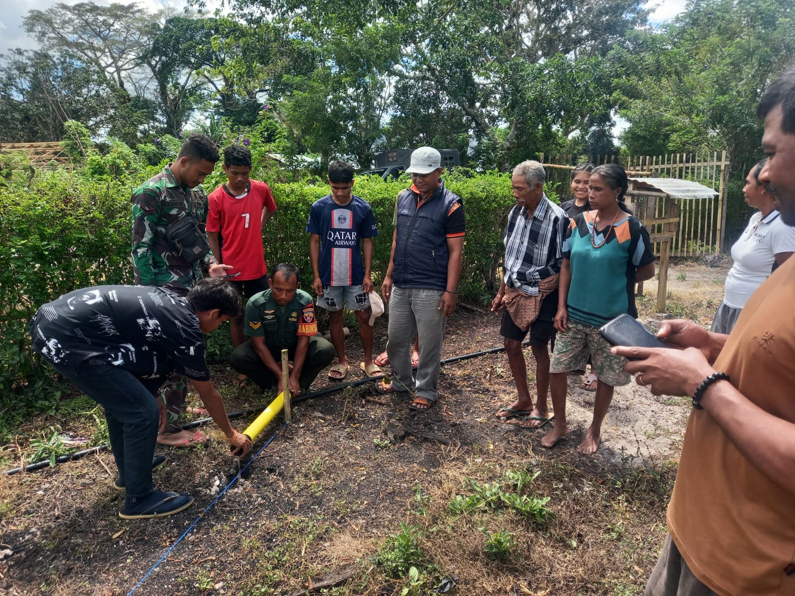 Kasrem 161/Wira Sakti: Dusun Kombata Kombapari RT 02 RW 01 Desa Kombapari Berpotensi Pengeboran
