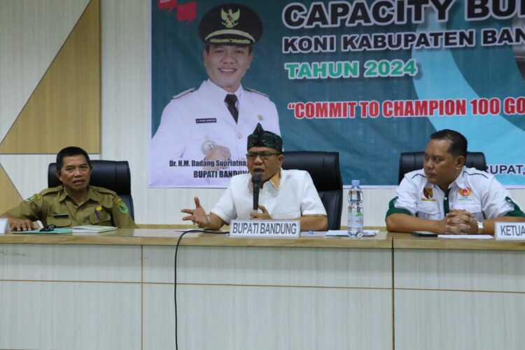 Bupati Bandung Tekankan Pentingnya Sukses Administasi di Capacity Building KONI