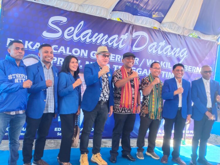 Orias Moedak dan Sebastian Salang Resmi Mendaftar ke DPW PAN NTT dengan Tagline Anti Korupsi, Jangan Mencuri!