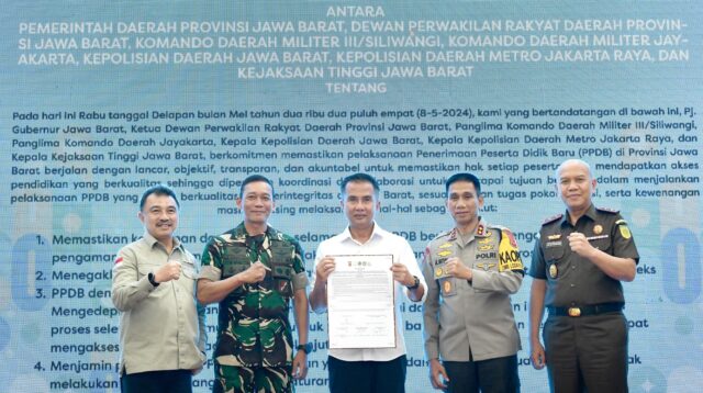 Kick Off PPDB Jabar 2024 Bey Machmudin: Tak Ada "Titip Titipan"