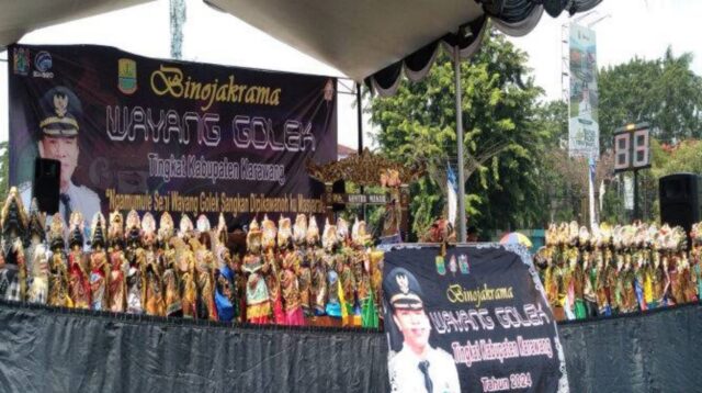 Disbudpar Karawang Gelar Pagelaran Binojakrama Wayang Golek Tingkat Kabupaten