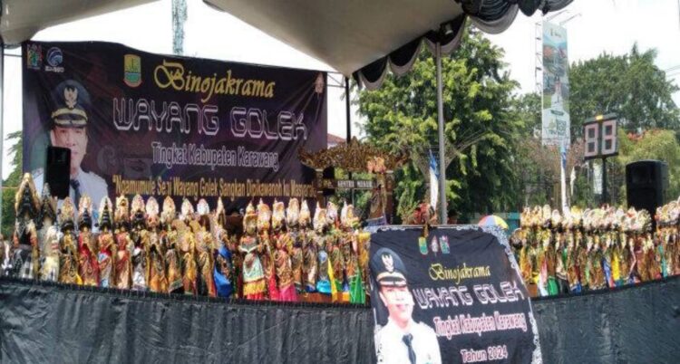 Disbudpar Karawang Gelar Pagelaran Binojakrama Wayang Golek Tingkat Kabupaten