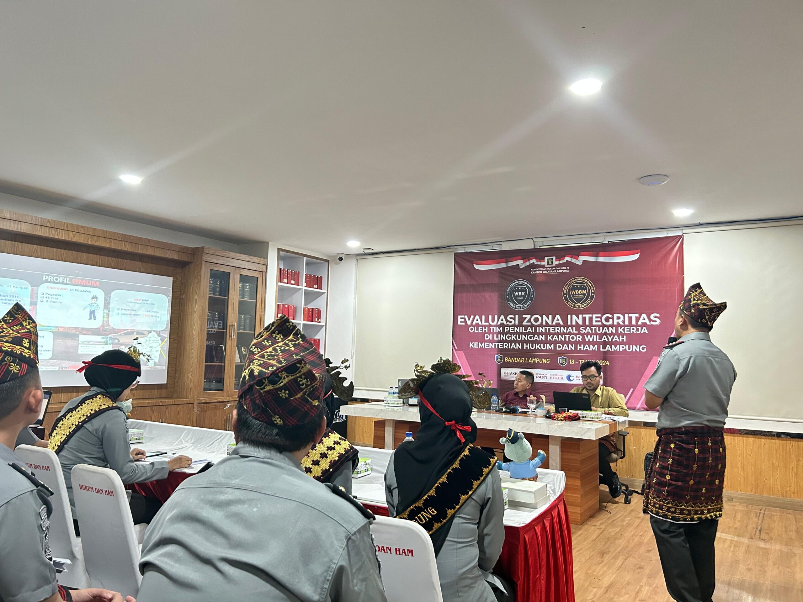 Progam Napasdapduk Rutan Kota Agung di Apresiasi Tim Penilai Internal Inspektorat Jenderal Kemenkumham RI