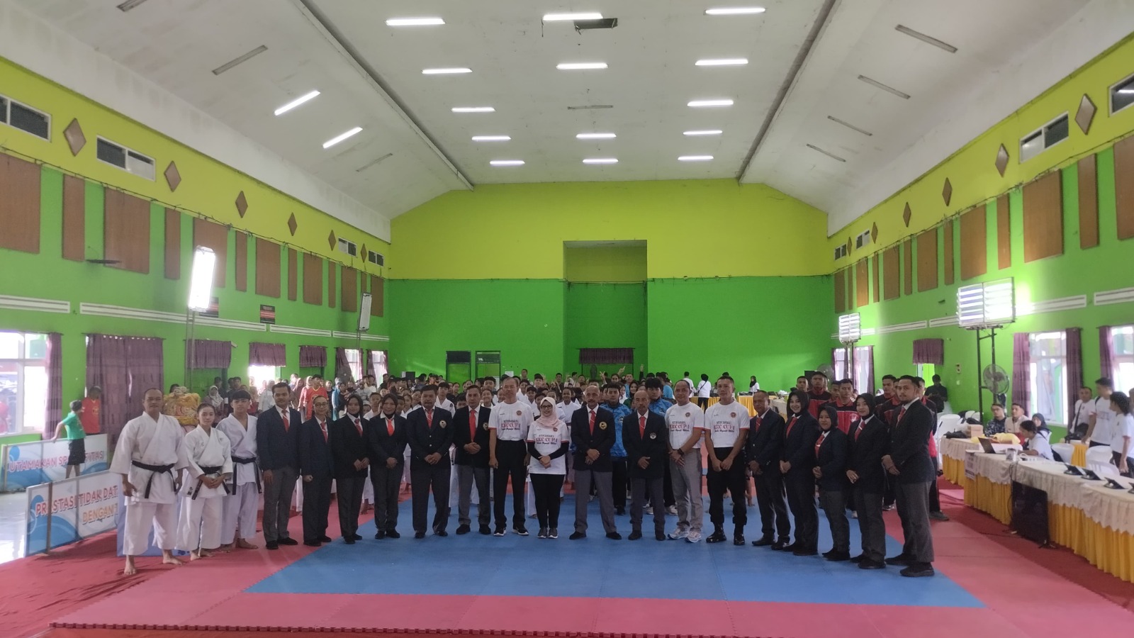 Bupati Blitar Buka Kejuaraan Karate (KKC) Cup Ke-1 Piala Bupati Tingkat pelajar se-Blitar Raya Tahun 2024
