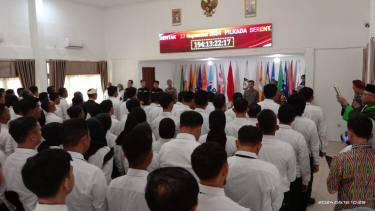 KPUD Kabupaten Muara Enim Lantik 110 Anggota PPK untuk 22 Kecamatan