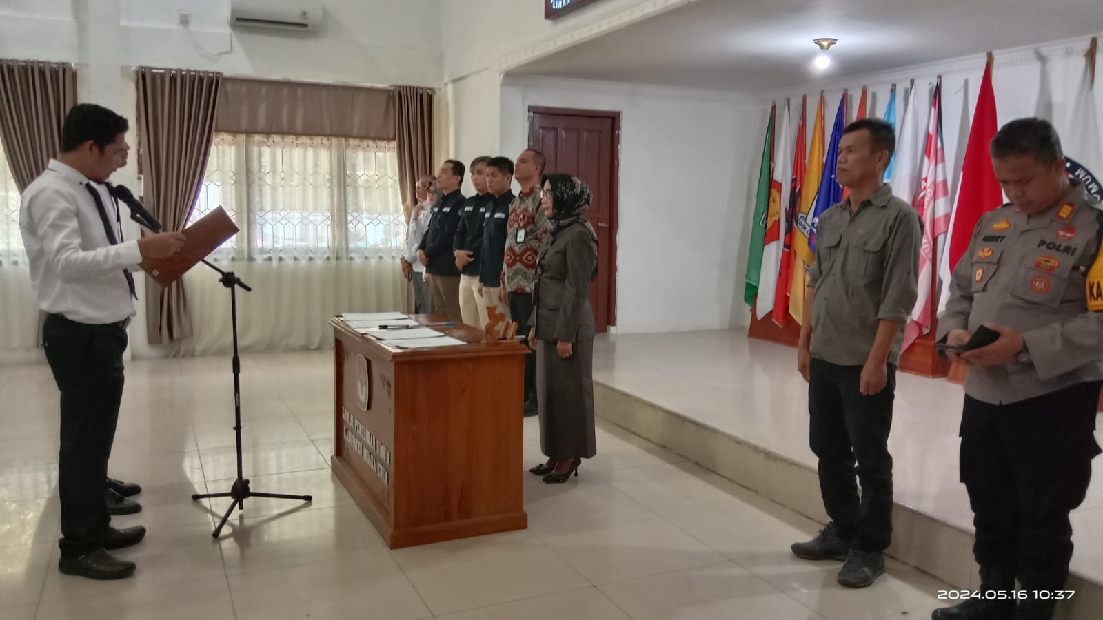 KPUD Kabupaten Muara Enim Lantik 110 Anggota PPK untuk 22 Kecamatan